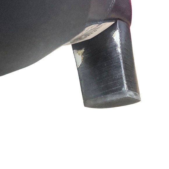 Cole Haan Black Leather Knee High Boots Block Heel Zipper Size 8B - Picture 12 of 13